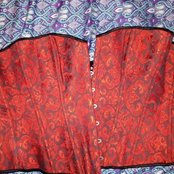 Hips & Curves Other - Red and Black Corset